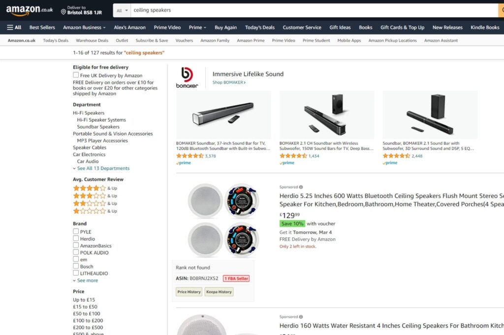 Amazon Product Dash