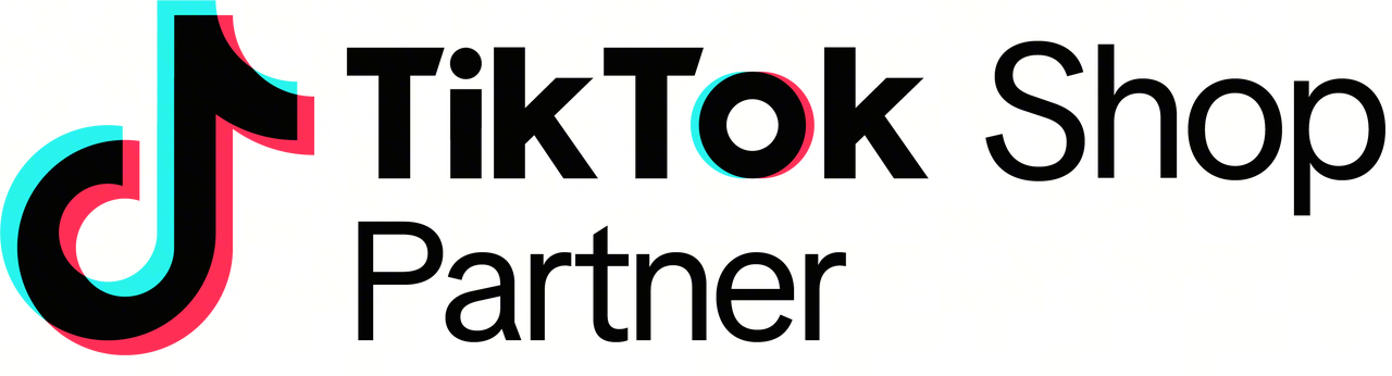 TikTok Shop Partner Logo - Black